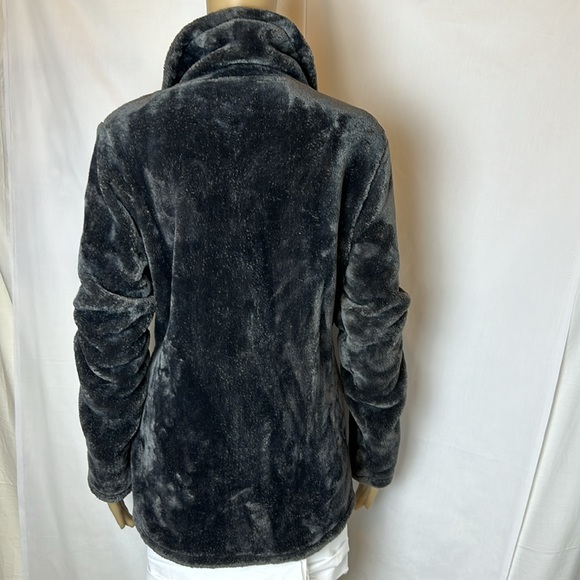 32 Degrees Heat. Dark Gray/Pewter Faux Fur Coat. Size Large. Like New. - Picture 2 of 11